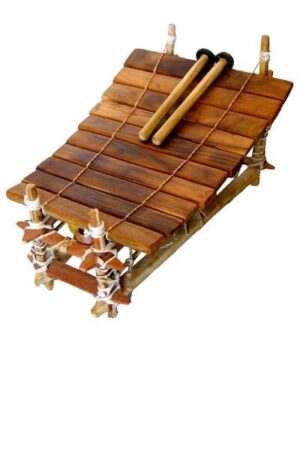 Traditional West African Balafon (Gourd-Resonated Xylophone)