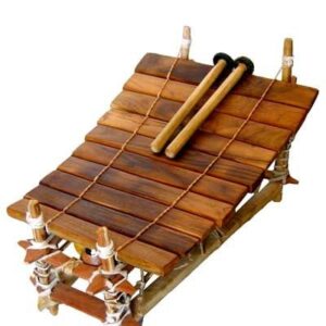 Traditional West African Balafon (Gourd-Resonated Xylophone)