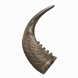 Artisan Tikar Hand-Beaded Ceremonial Horn