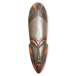 Tribal Harmony Wooden Mask