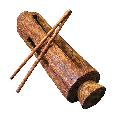 Rustic Wooden Percussion Block